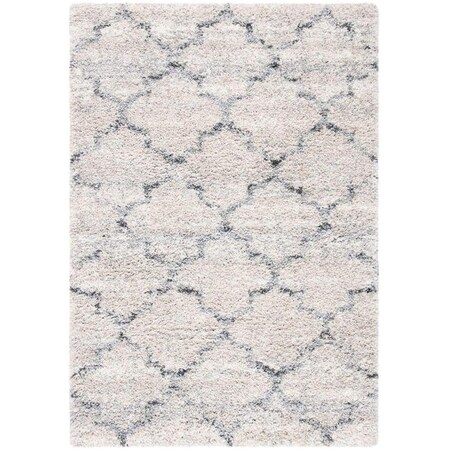 Safavieh 10 x 14 ft. Fontana Shag 800 Area Rug Grey & Ivory FNT888F-10